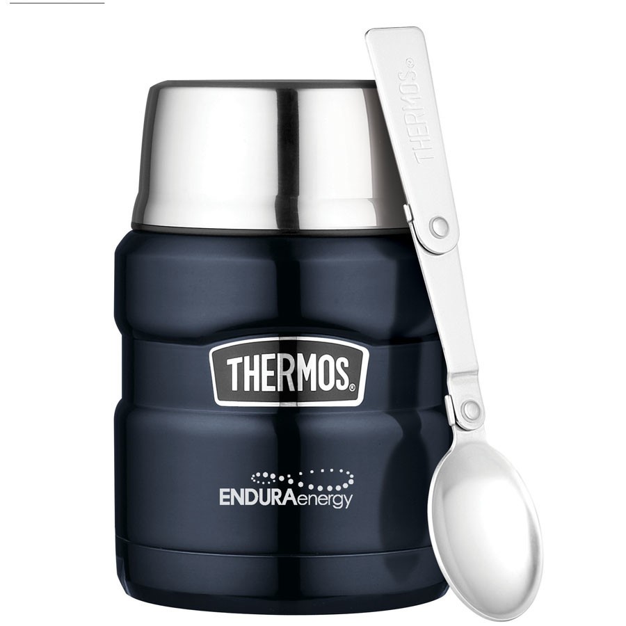 Thermos Stainless King  Food Jar with Spoon - 16 Oz.